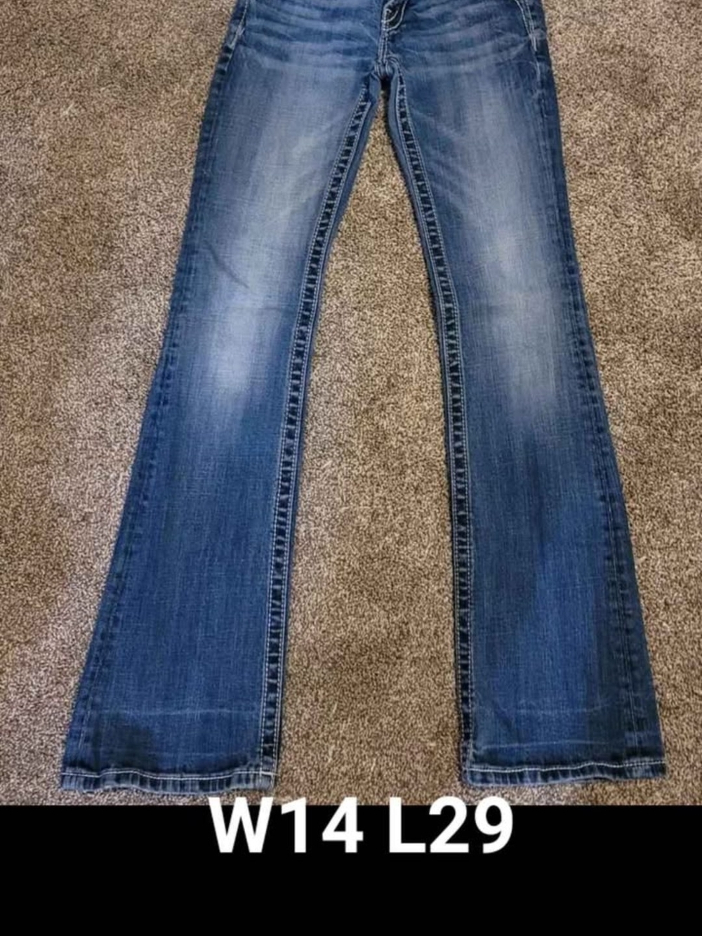 Girls Miss Me Bootcut Jeans